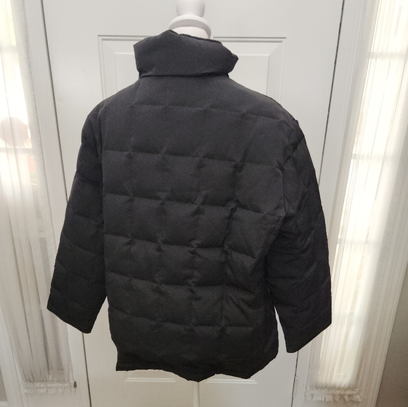 Vintage J.G. Hook Men's Black Winter Puffer Jacket Size XL - Picture 4 of 7